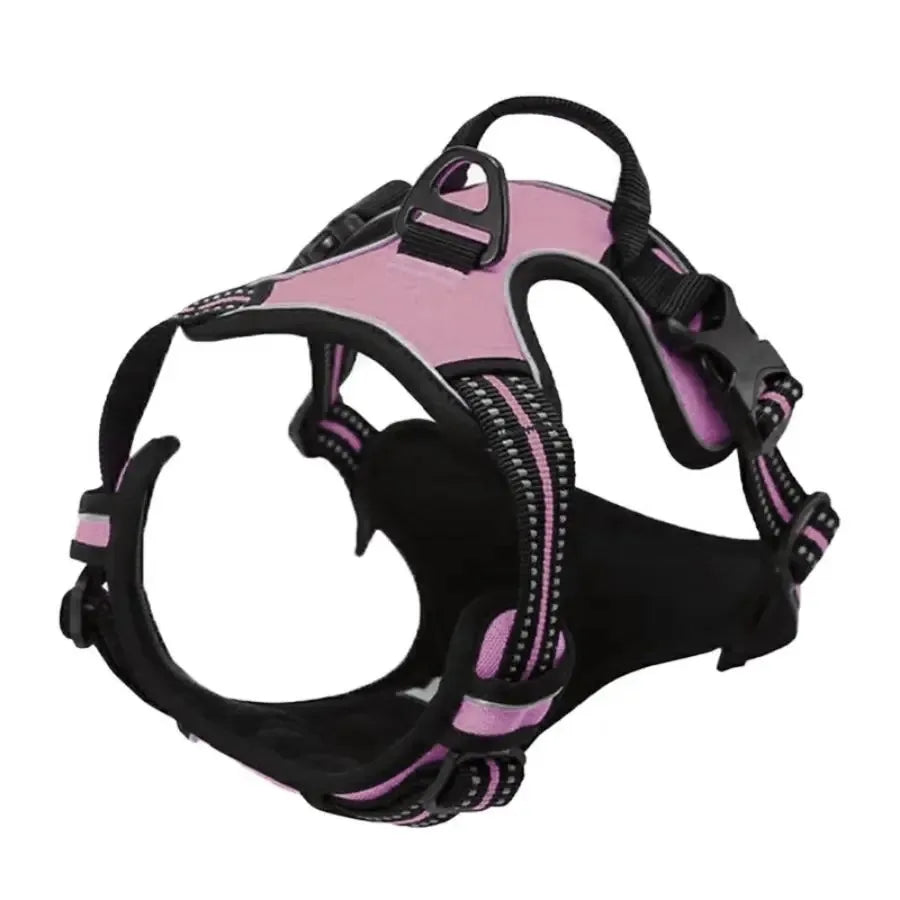 Dog Accessories Set - Leather Collars Harnesses Vests  Leash for Medium  Small Puppies - ZOOMNSTORE