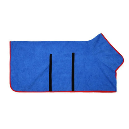 Dog Bathrobe Towel - Absorbent Quick-Drying Full Body Wrap for Dogs and Cats - ZOOMNSTORE