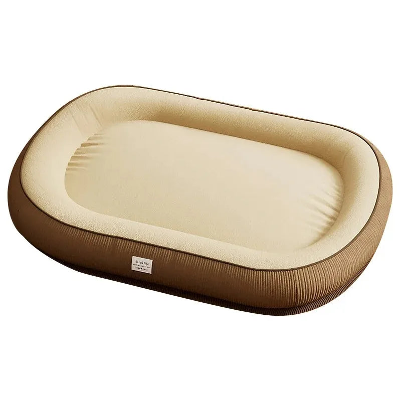 Dog Bed - Breathable Washable Pet Beds | Cozy Puppy Cushion & Solid Pattern Mat - ZOOMNSTORE