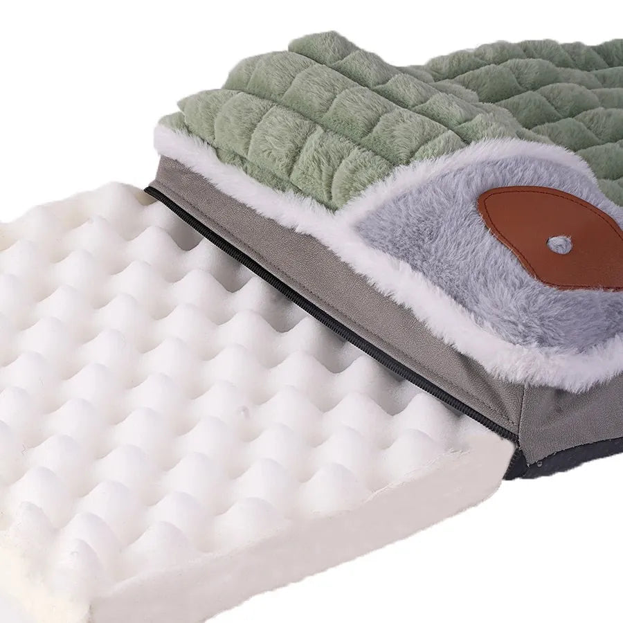 Dog Bed Mat - Comfortable Cotton Mattress for Small to Large Dogs | Cervical Spine Support - ZOOMNSTORE