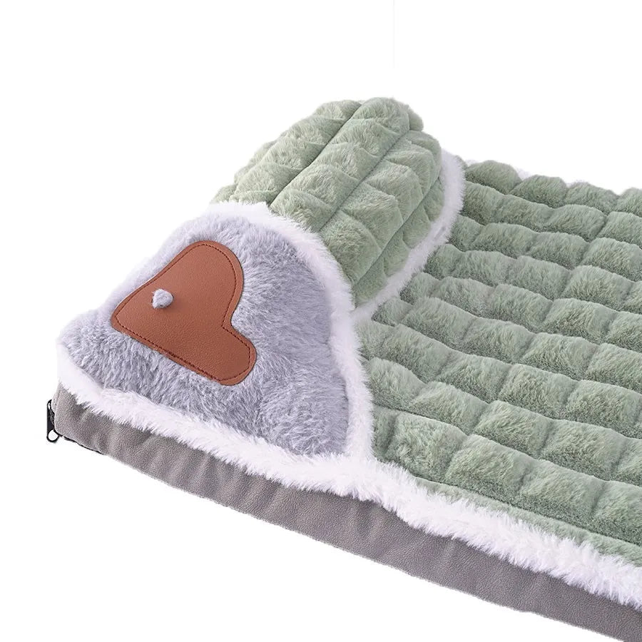 Dog Bed Mat - Comfortable Cotton Mattress for Small to Large Dogs | Cervical Spine Support - ZOOMNSTORE