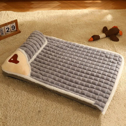 Dog Bed Mat - Comfortable Cotton Mattress for Small to Large Dogs | Cervical Spine Support - ZOOMNSTORE