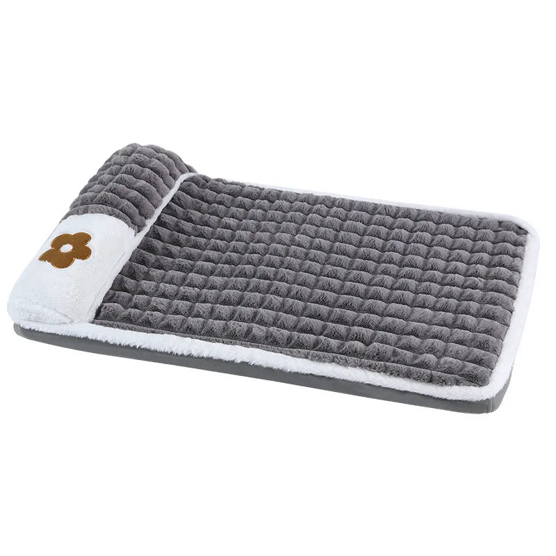 Dog Bed Mat - Comfortable Cotton Mattress for Small to Large Dogs | Cervical Spine Support - ZOOMNSTORE