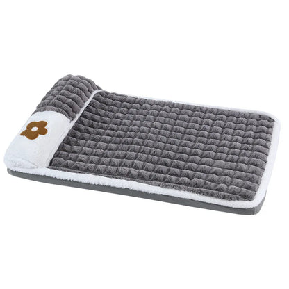 Dog Bed Mat - Comfortable Cotton Mattress for Small to Large Dogs | Cervical Spine Support - ZOOMNSTORE