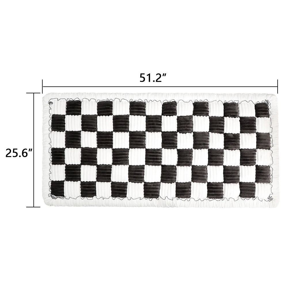 Dog Bed Mat – Soft Coral Fleece, Non Slip Dog Pad & Scratch Resistant Pet Couch Cover - ZOOMNSTORE