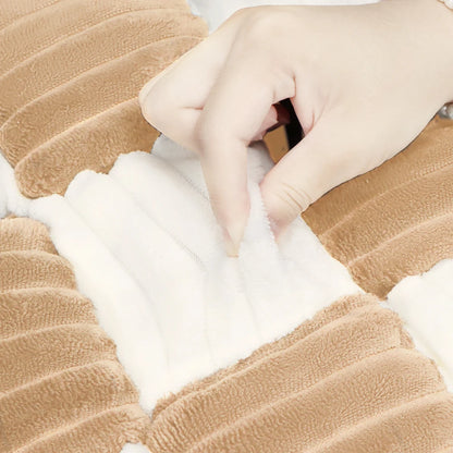 Dog Bed Mat – Soft Coral Fleece, Non Slip Dog Pad & Scratch Resistant Pet Couch Cover - ZOOMNSTORE