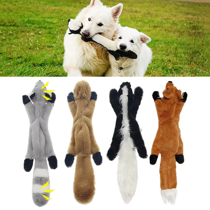 Simulated Animal Dog Chew Toy - 45cm Plush Squeaker Holster - ZOOMNSTORE
