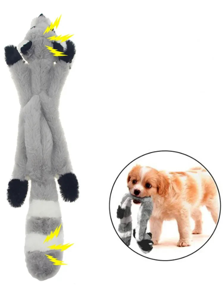 Simulated Animal Dog Chew Toy - 45cm Plush Squeaker Holster - ZOOMNSTORE
