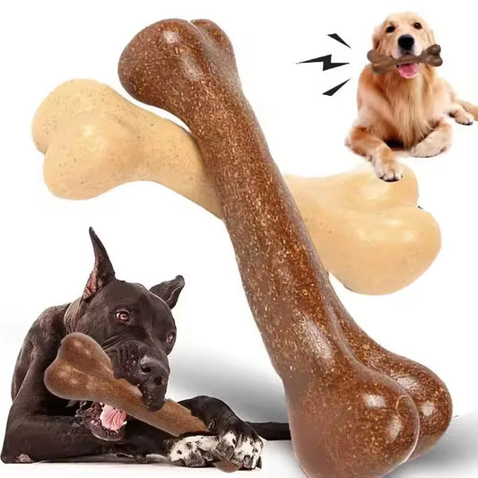 Indestructible Dog Chew Toys - Natural Non-Toxic Anti-Bite Bone for Small Medium Large Dogs - ZOOMNSTORE
