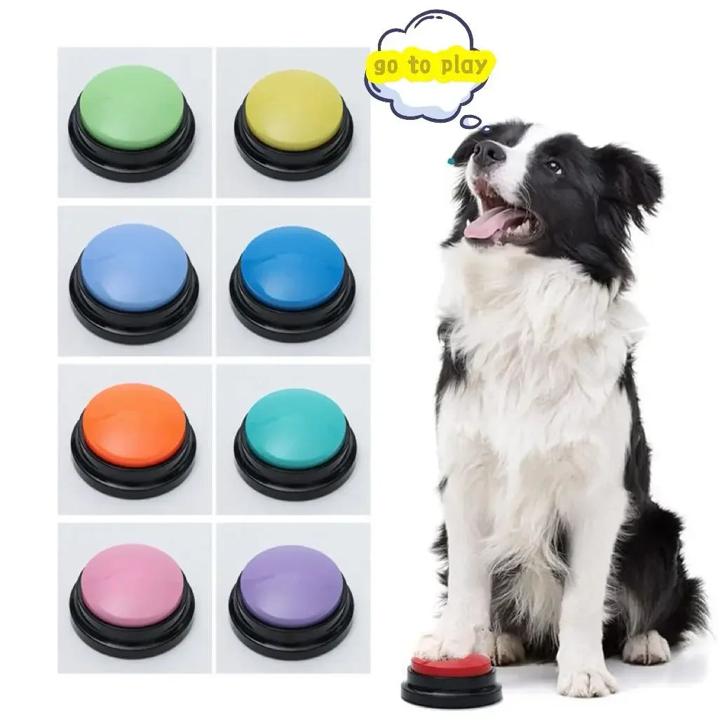 Dog Communication Buttons - Voice Recording Buzzer for Pet Training - ZOOMNSTORE