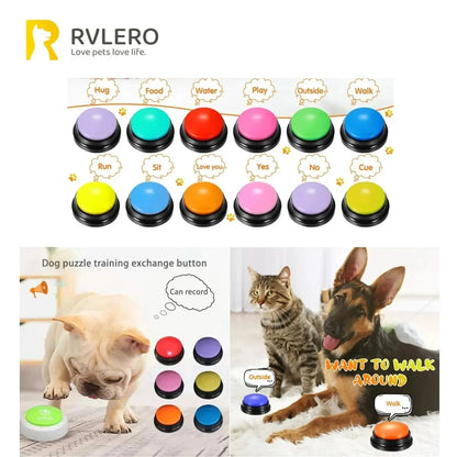 Dog Communication Buttons - Voice Recording Buzzer for Pet Training - ZOOMNSTORE