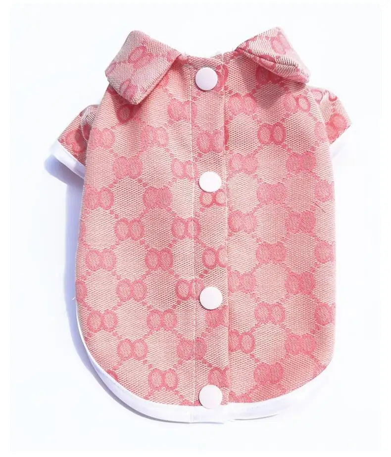 Dog Dress Plaid - Cotton Small & Medium Dog Clothes Spring Autumn Pet Fashion - ZOOMNSTORE