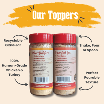 Chicken & Turkey Dog Food Topper Bundle - ZOOMNSTORE