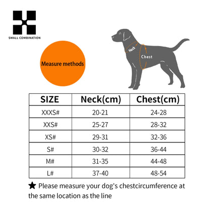 Adjustable Dog Harness and Leash Set - Reflective Vest for Small Medium Dogs and Cats - ZOOMNSTORE