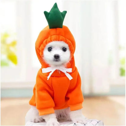 Cute Dog Hoodie - Funny Pet Costume with Hat for Halloween - ZOOMNSTORE