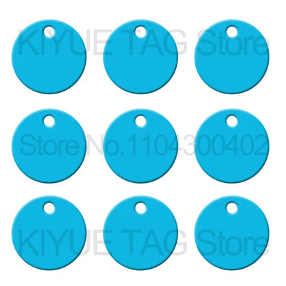 Aluminum Dog ID Tags - 100Pcs Personalized Name Plates - ZOOMNSTORE