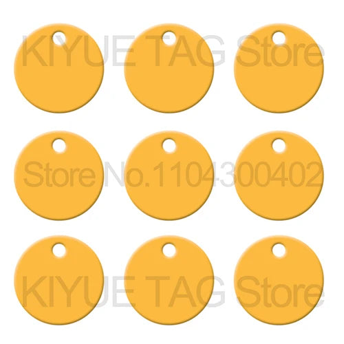 Aluminum Dog ID Tags - 100Pcs Personalized Name Plates - ZOOMNSTORE