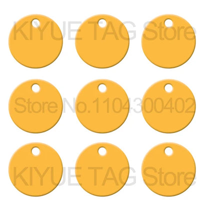 Aluminum Dog ID Tags - 100Pcs Personalized Name Plates - ZOOMNSTORE