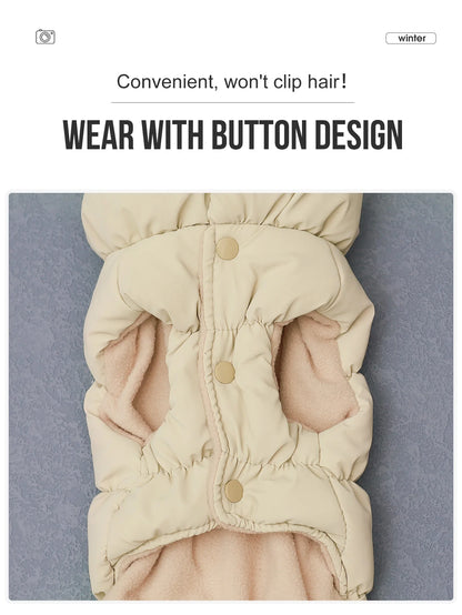 Dog Jacket - Warm 3-Layer Coat for Small to Medium Breeds - ZOOMNSTORE