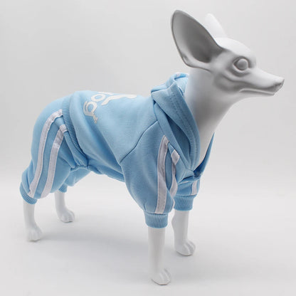 Adidog Dog Jumpsuit - Spring Sports Suit for Small Dogs - ZOOMNSTORE