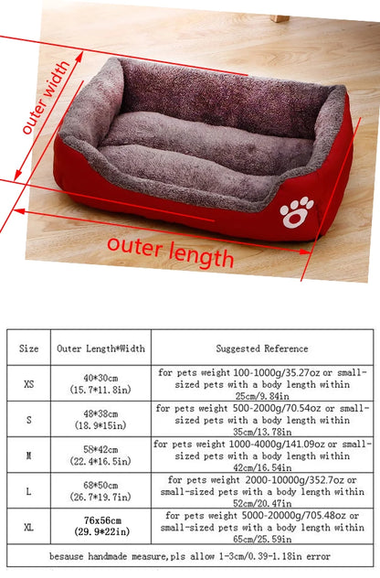 Dog Kennel Bed - Breathable Cotton Pet Bed Mat for Small & Medium Dogs - ZOOMNSTORE