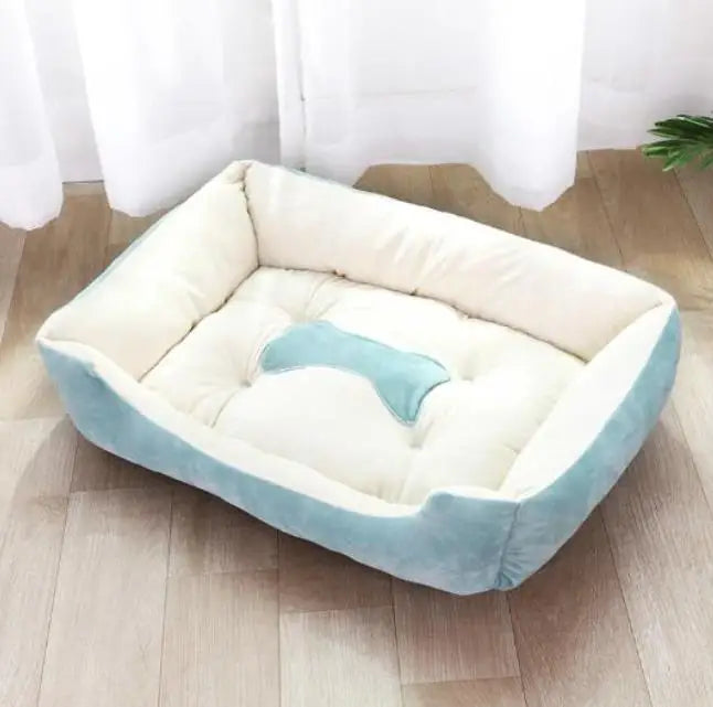 Dog Kennel Bed - Breathable Cotton Pet Bed Mat for Small & Medium Dogs - ZOOMNSTORE