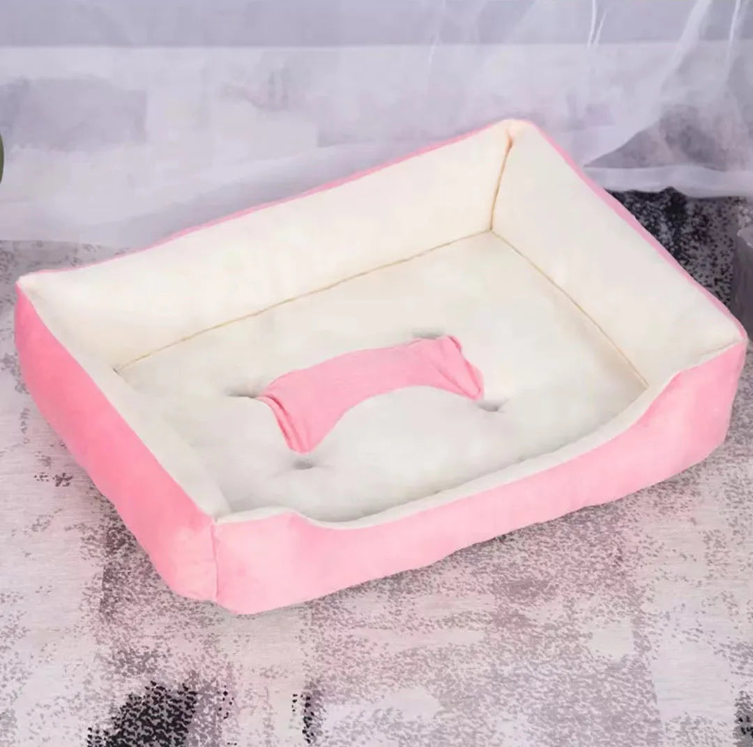 Dog Kennel Bed - Breathable Cotton Pet Bed Mat for Small & Medium Dogs - ZOOMNSTORE