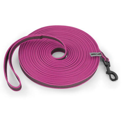 Dual Color Dog Leash - Medium to Long Latex Silk Training Leash 15M to 15M - ZOOMNSTORE
