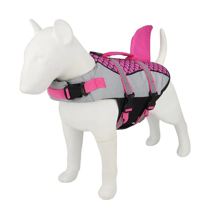 Dog Life Jacket Vest - Shark Swim Pet Harness for Summer Swimming - ZOOMNSTORE