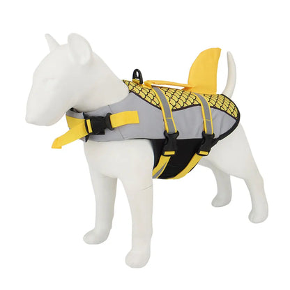 Dog Life Jacket Vest - Shark Swim Pet Harness for Summer Swimming - ZOOMNSTORE