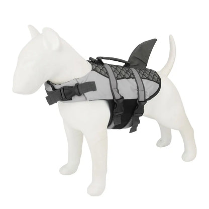 Dog Life Jacket Vest - Shark Swim Pet Harness for Summer Swimming - ZOOMNSTORE
