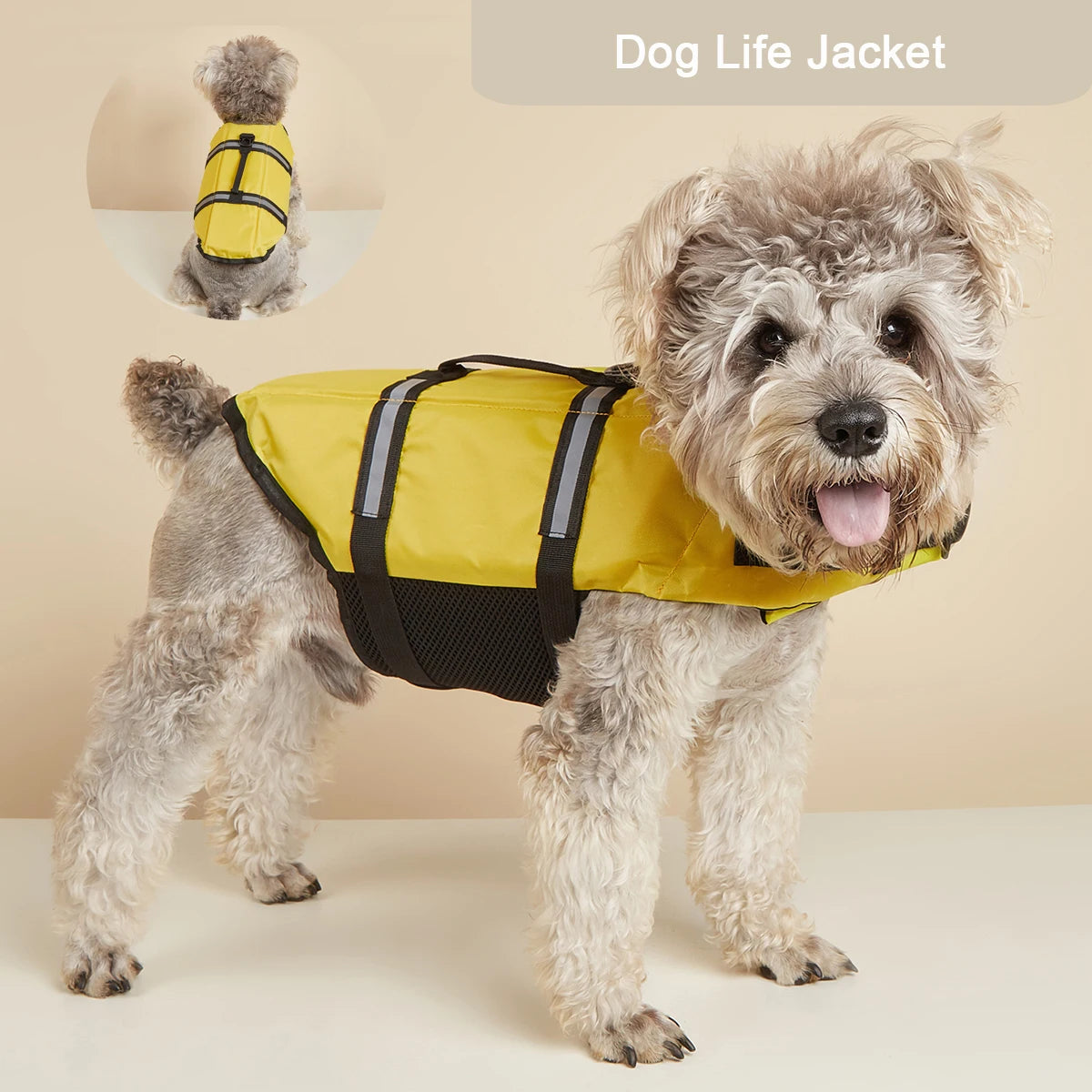Reflective Dog Life Jacket - Adjustable Safety Vest for Large Dogs - ZOOMNSTORE