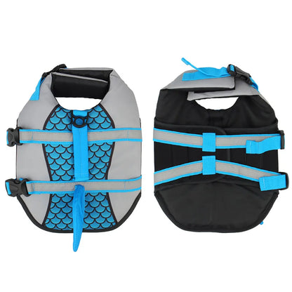 Dog Life Jacket Vest - Shark Swim Pet Harness for Summer Swimming - ZOOMNSTORE