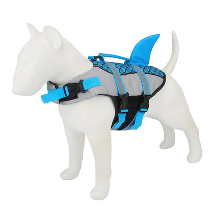 Dog Life Jacket Vest - Shark Swim Pet Harness for Summer Swimming - ZOOMNSTORE