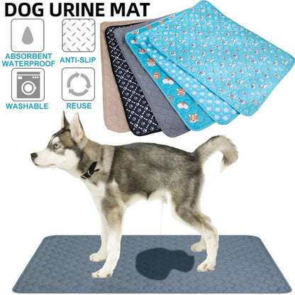 Reusable Dog Pee Pad Blanket - Washable Absorbent Puppy Training Mat  Pet Bed Urine Mat - ZOOMNSTORE