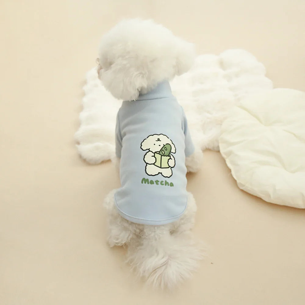 Dog Plush Hoodie - Double Sided Thick High Neck Jacket For Cold Weather Pets - ZOOMNSTORE