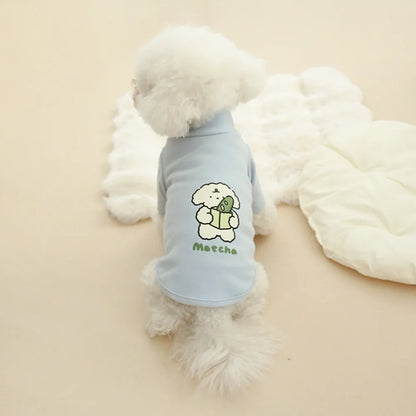 Dog Plush Hoodie - Double Sided Thick High Neck Jacket For Cold Weather Pets - ZOOMNSTORE