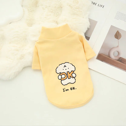 Dog Plush Hoodie - Double Sided Thick High Neck Jacket For Cold Weather Pets - ZOOMNSTORE