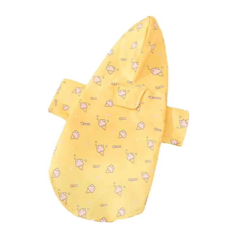 Waterproof Dog Raincoat - Summer Short Sleeve Outdoor Coat for Bichon  Schnauzer - ZOOMNSTORE