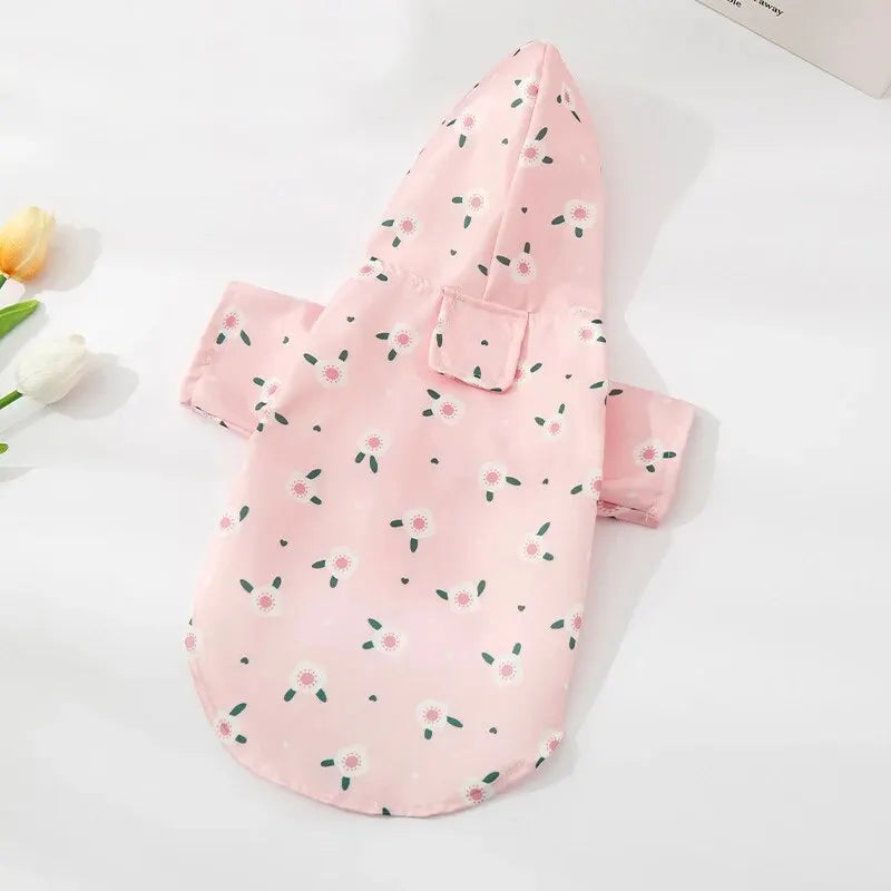 Waterproof Dog Raincoat - Summer Short Sleeve Outdoor Coat for Bichon  Schnauzer - ZOOMNSTORE