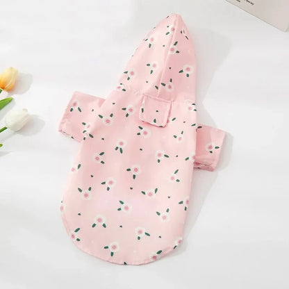 Waterproof Dog Raincoat - Summer Short Sleeve Outdoor Coat for Bichon  Schnauzer - ZOOMNSTORE