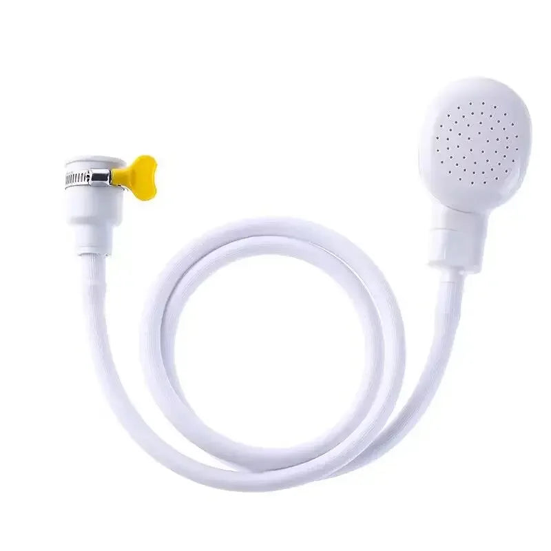 Dog Shower Attachment - Portable Pet Shower with Adjustable Hose Clamp & Bath Head Spray - ZOOMNSTORE