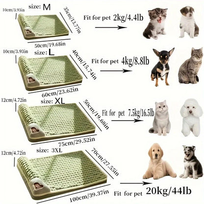 Dog Sleeping Mat - Removable Washable Winter Kennel Bed - ZOOMNSTORE