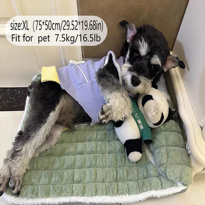 Dog Sleeping Mat - Removable Washable Winter Kennel Bed - ZOOMNSTORE