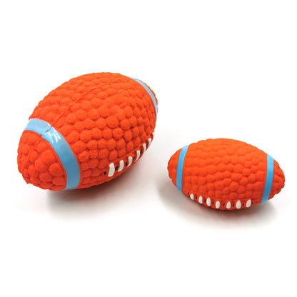 Dog Squeaky Ball - Latex Interactive Pet Toy for Small & Large Dogs | Chew & Training Ball - ZOOMNSTORE