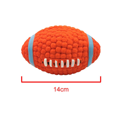 Dog Squeaky Ball - Latex Interactive Pet Toy for Small & Large Dogs | Chew & Training Ball - ZOOMNSTORE