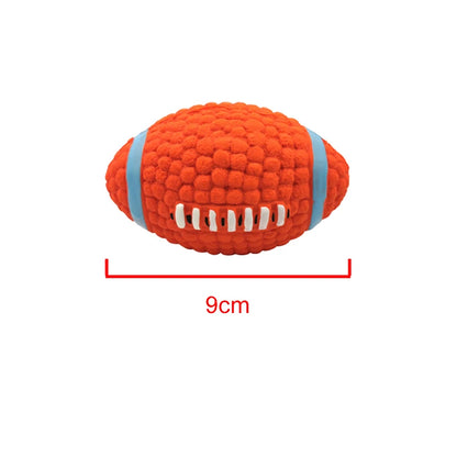 Dog Squeaky Ball - Latex Interactive Pet Toy for Small & Large Dogs | Chew & Training Ball - ZOOMNSTORE