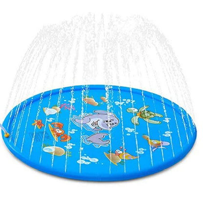 Inflatable Dog Splash Pad - 170cm Summer Water Mat for Pets and Kids - ZOOMNSTORE