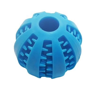 Dog Teething Toy - Durable Rubber Chew Ball & Interactive Puzzle for Training - ZOOMNSTORE