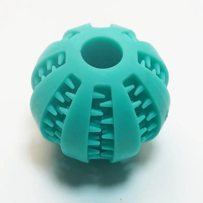 Dog Teething Toy - Durable Rubber Chew Ball & Interactive Puzzle for Training - ZOOMNSTORE